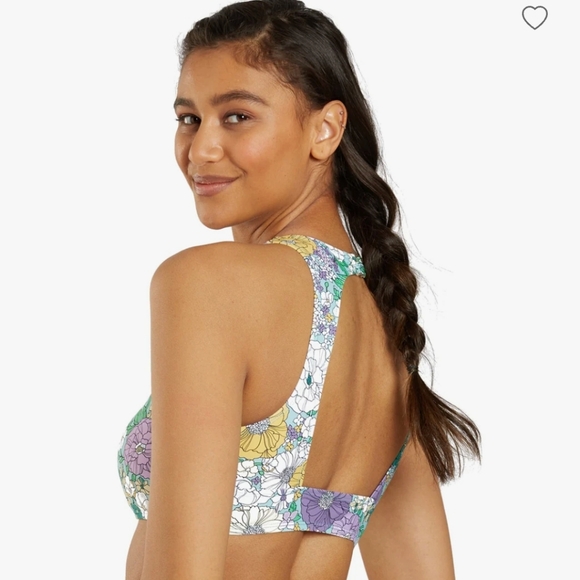 🏊‍♀️🏄‍♀️ SPORTI Active Bondi 2 Piece Swim Skort &High Neck Top in Bondi Floral - Picture 3 of 16